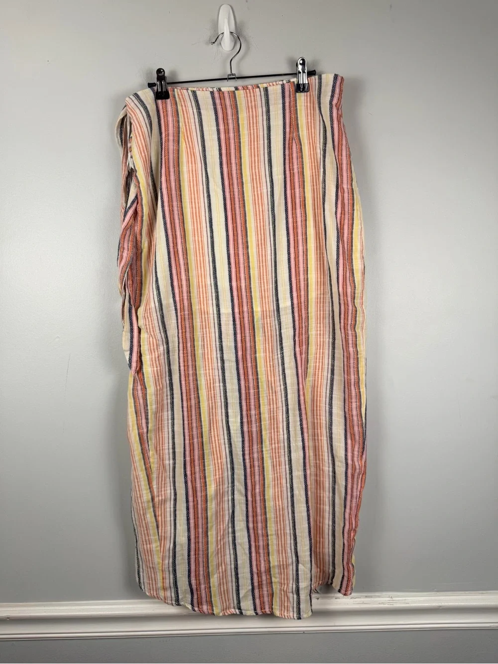 FREE PEOPLE NWT Evereve Aubrey Wrap Sarong Midi Skirt size 10